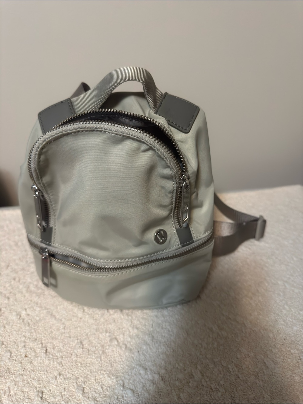 lululemon athletica Small Gray Mini Backpack